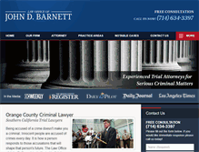 Tablet Screenshot of barnettbarnett.com